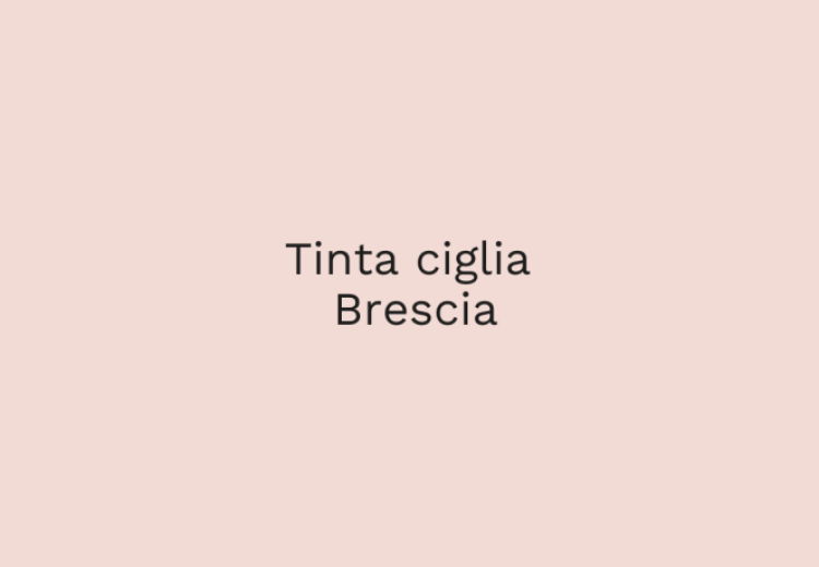 Tinta ciglia Brescia